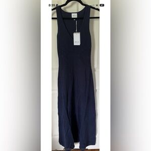 MISA Allison Dress Navy Size SMALL NWT